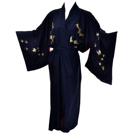 Midnight Metallic Kimono 